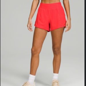 lululemon athletica Women's Red Athletic Shorts